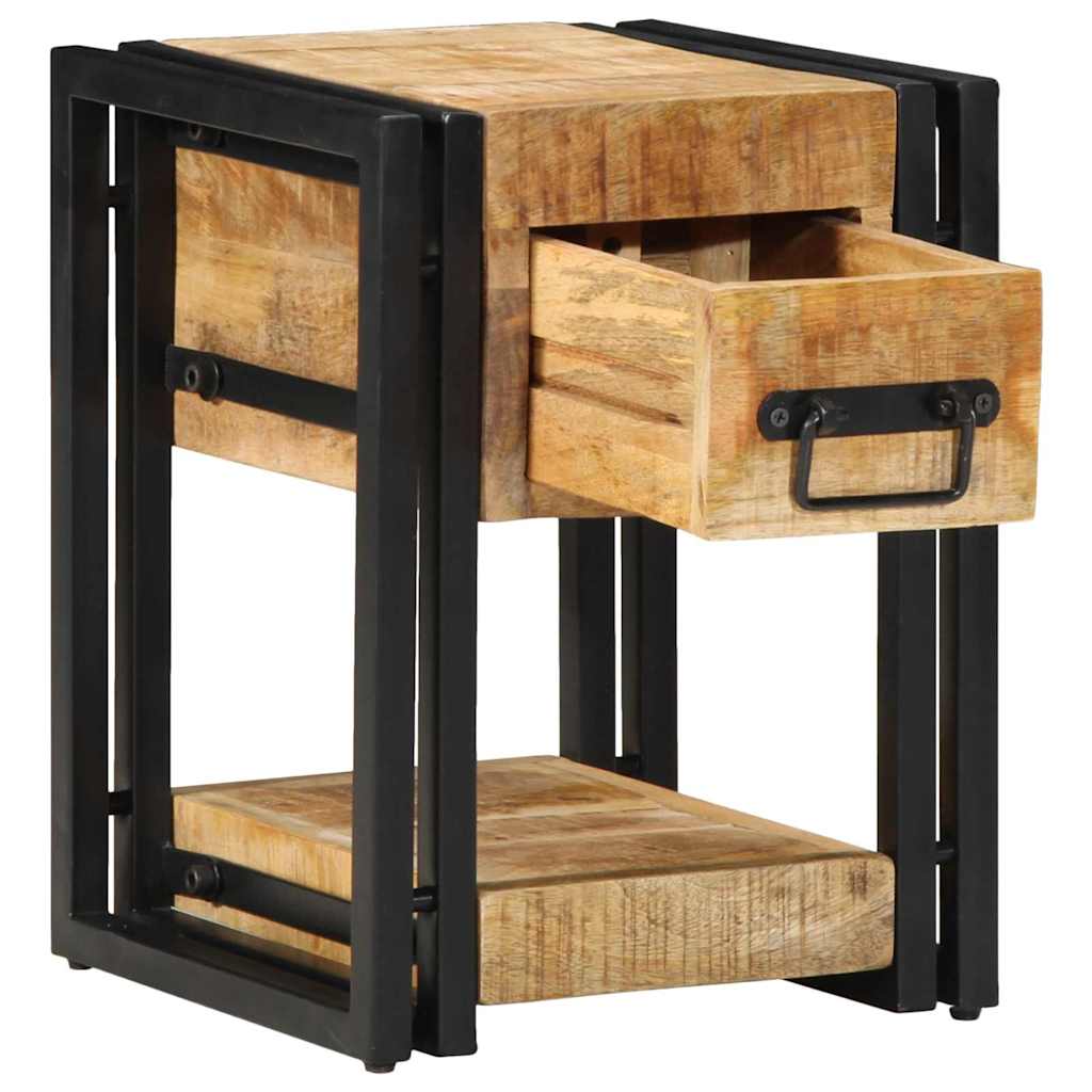 Armário de Cabeceira com gaveta 2 pcs Castanho 30 x 30 x 40 cm