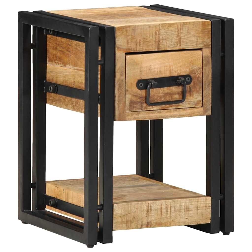 Armário de Cabeceira com gaveta 2 pcs Castanho 30 x 30 x 40 cm