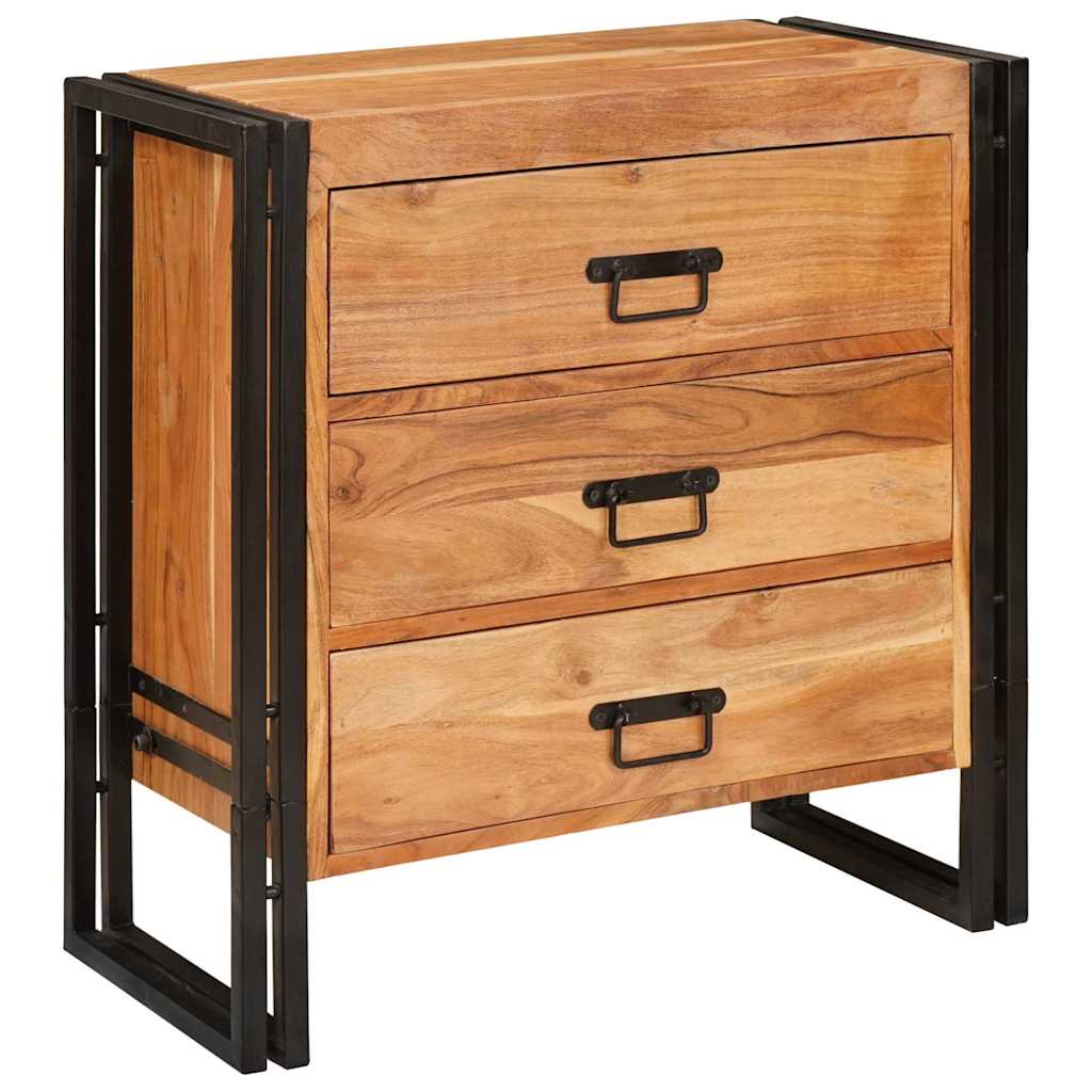 Buffet Castanho 66 x 33 x 70 cm Madeira de acácia maciça