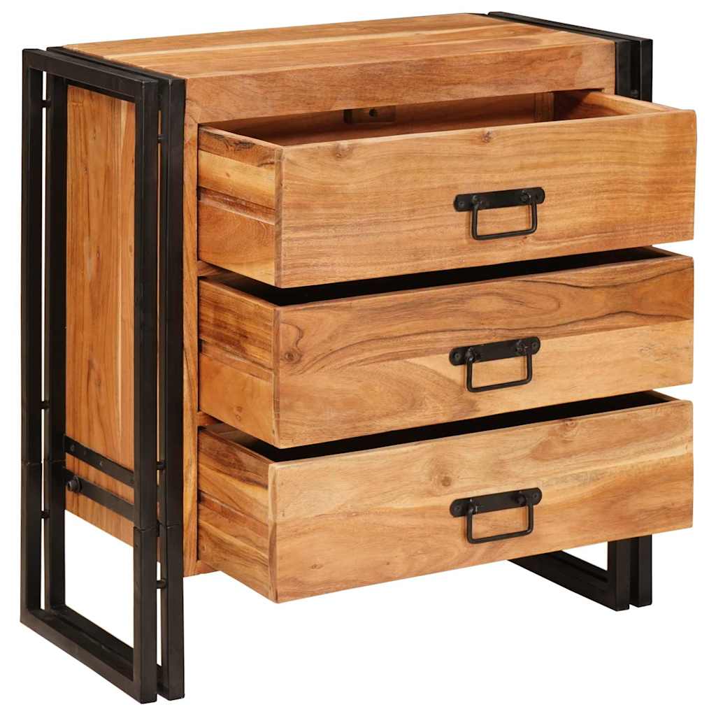 Buffet Castanho 66 x 33 x 70 cm Madeira de acácia maciça