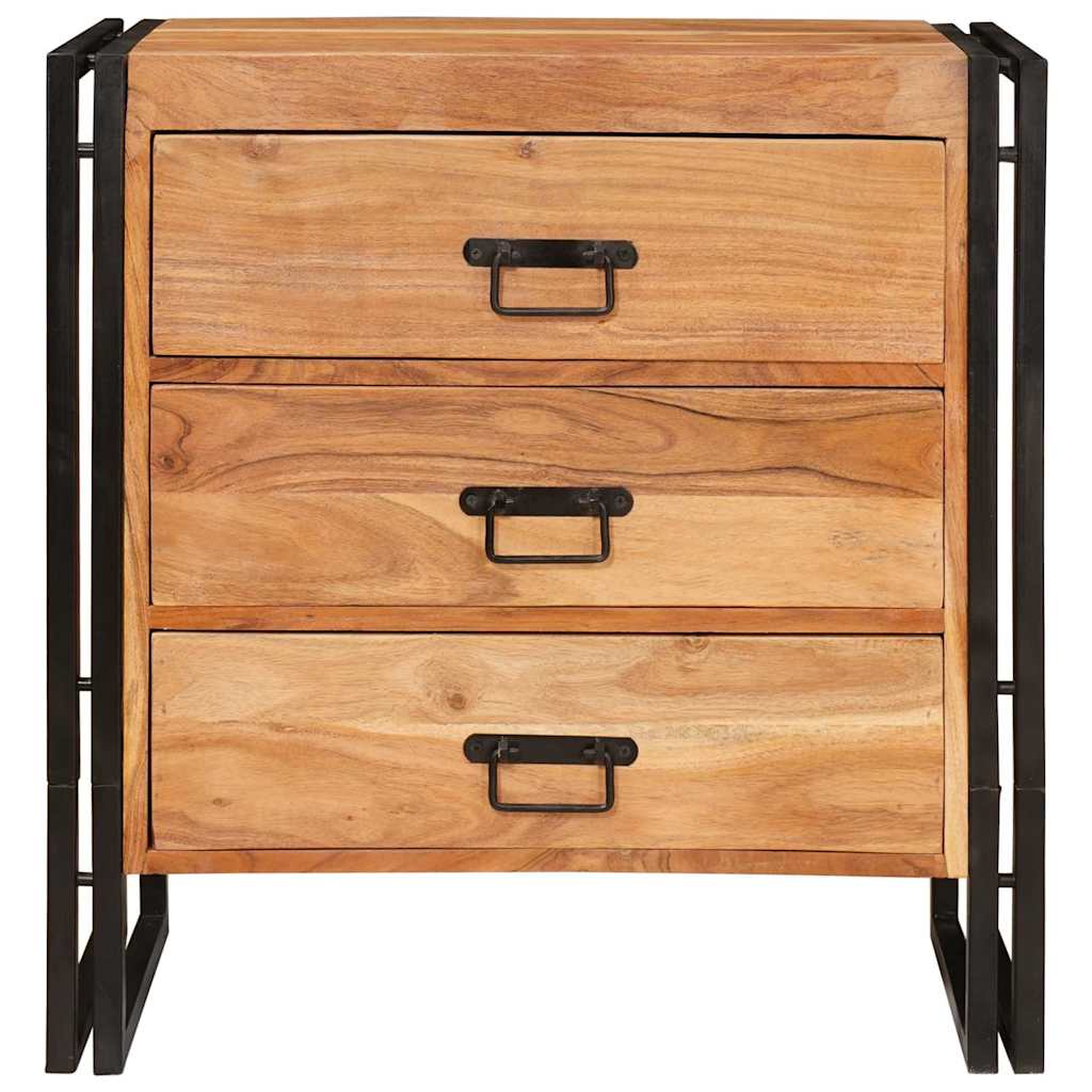 Buffet Castanho 66 x 33 x 70 cm Madeira de acácia maciça