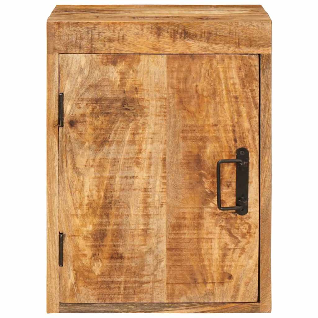 Mesa-de-cabeceira Castanho Madeira de manga maciça