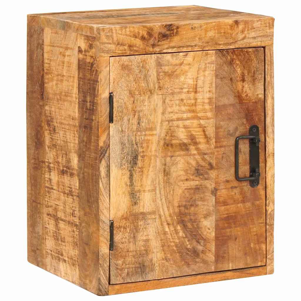 Mesa-de-cabeceira 2 pcs Castanho Madeira de manga maciça