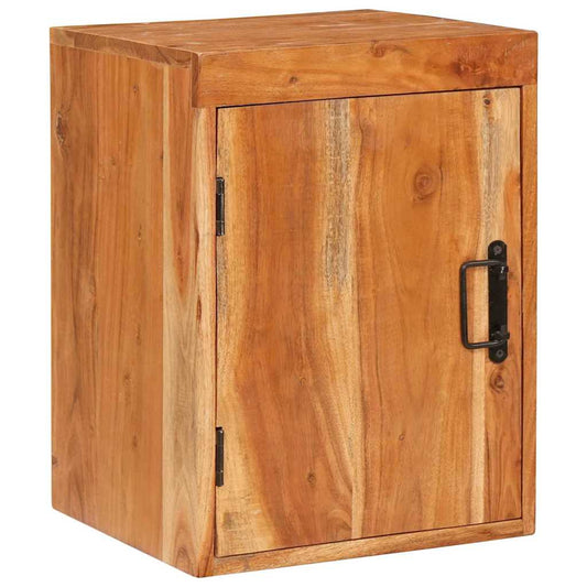 Mesa-de-cabeceira Castanho Madeira Sólida de Acácia