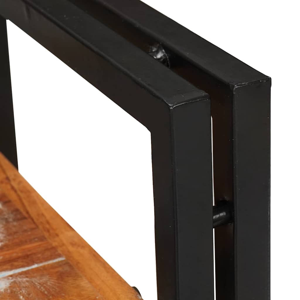Mesa-de-cabeceira 2 pcs Madeira Sólida Reclamada