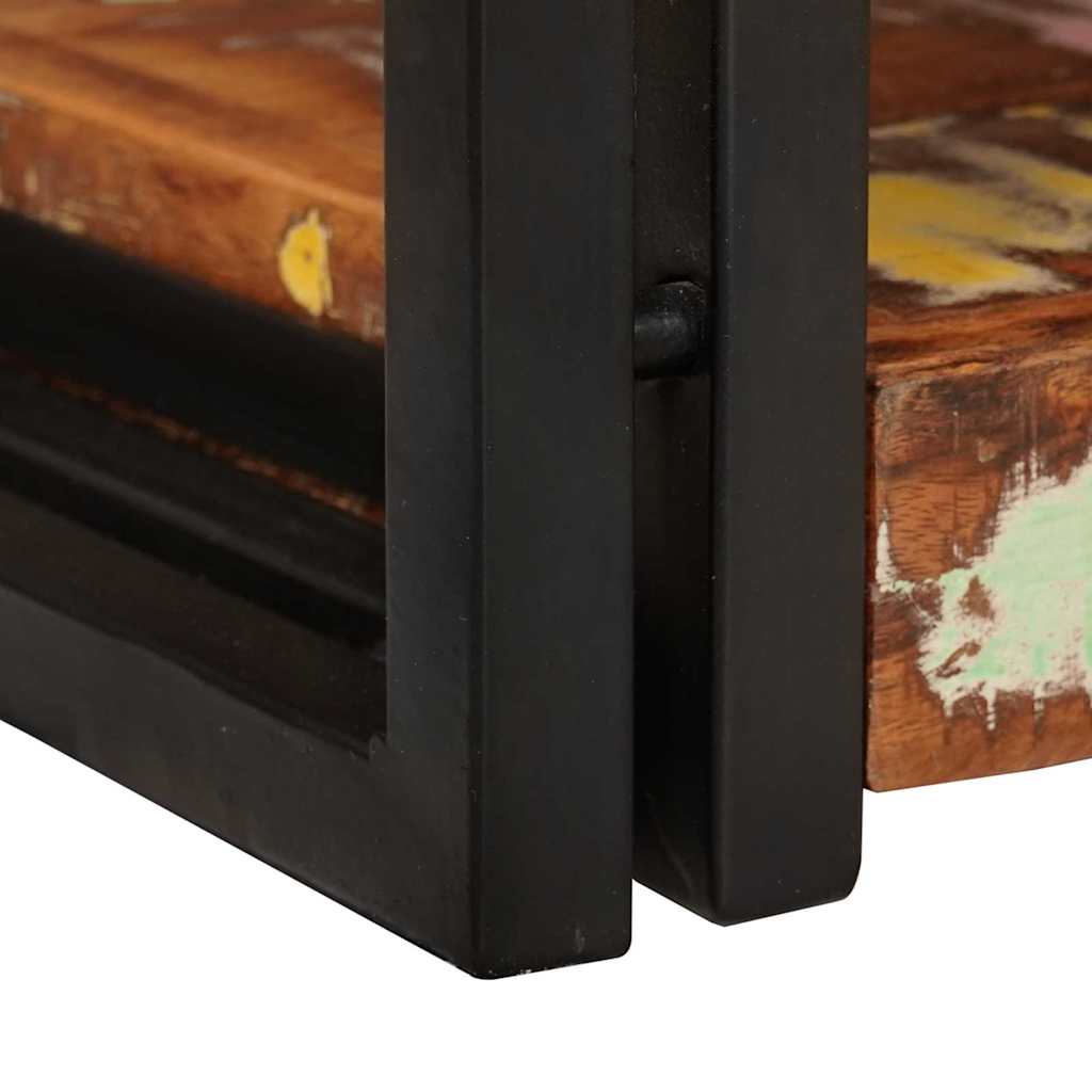 Mesa-de-cabeceira 2 pcs Madeira Sólida Reclamada