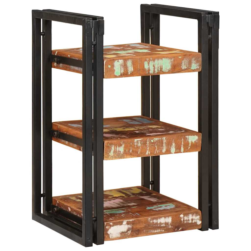 Mesa-de-cabeceira 2 pcs Madeira Sólida Reclamada