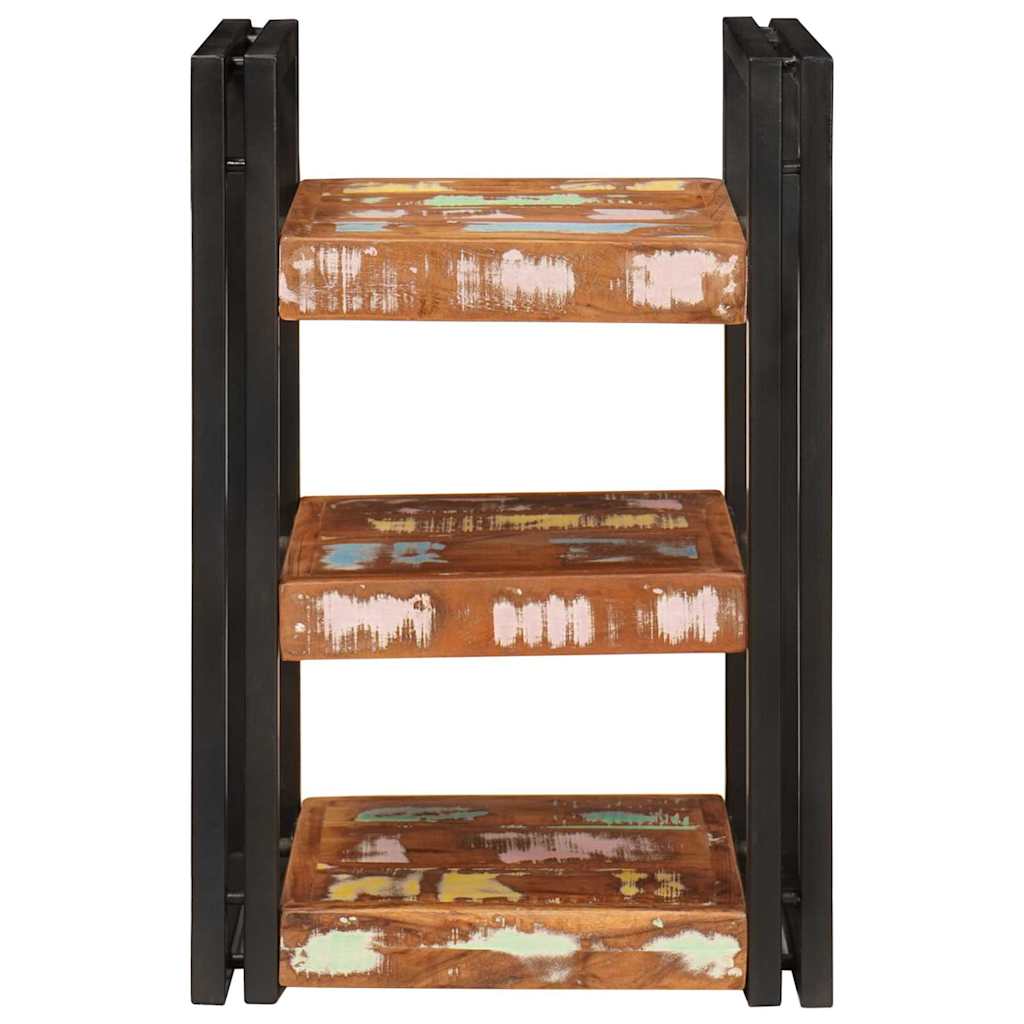Mesa-de-cabeceira 2 pcs Madeira Sólida Reclamada