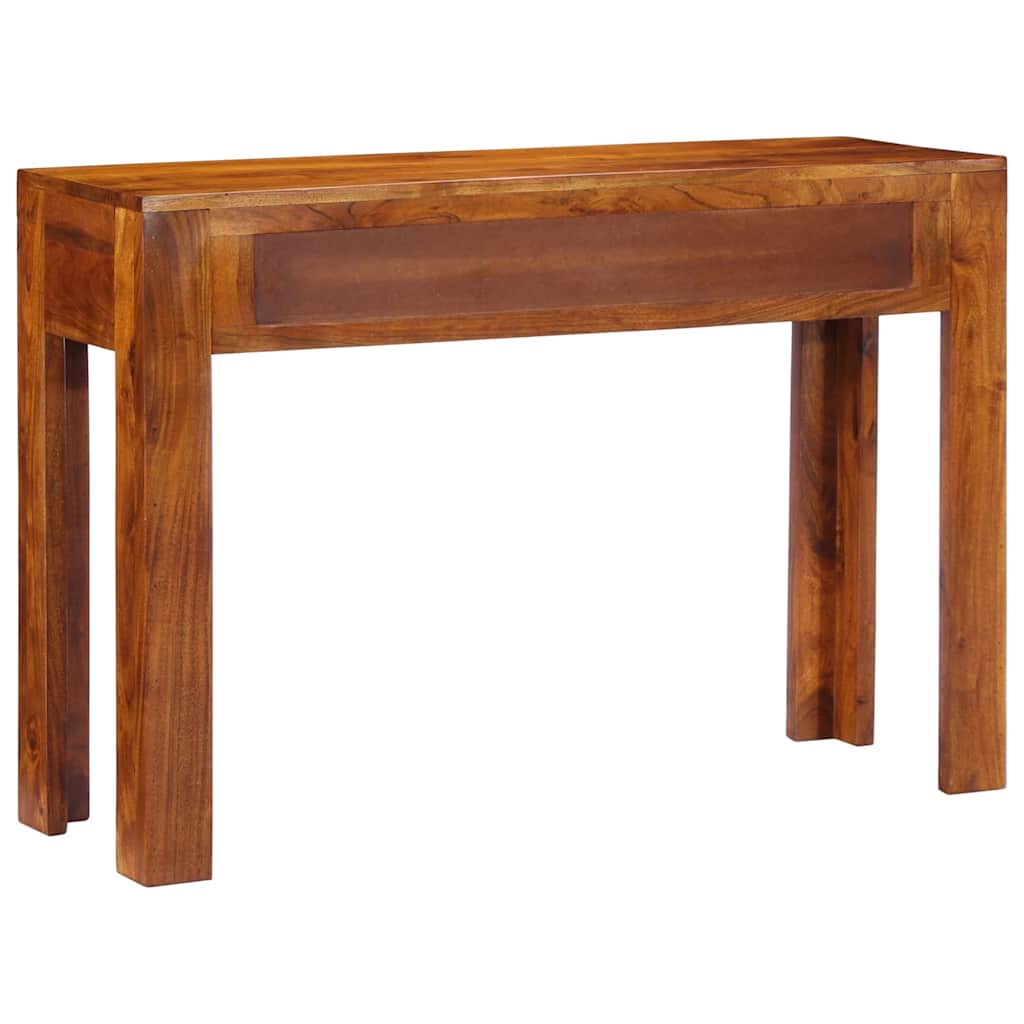 Mesa consola 110x35x75 cm madeira de acácia maciça