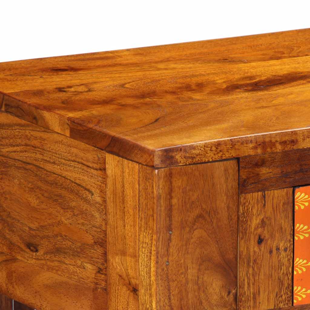 Mesa consola 110x35x75 cm madeira de acácia maciça