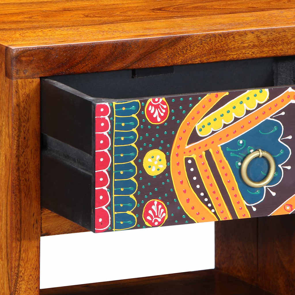 Armário de Cabeceira com gaveta 2 pcs Castanho 40 x 35 x 35 cm
