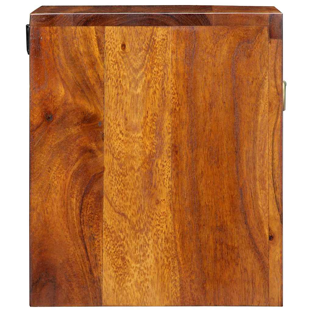 Armário de Cabeceira com gaveta 2 pcs Castanho 40 x 35 x 35 cm