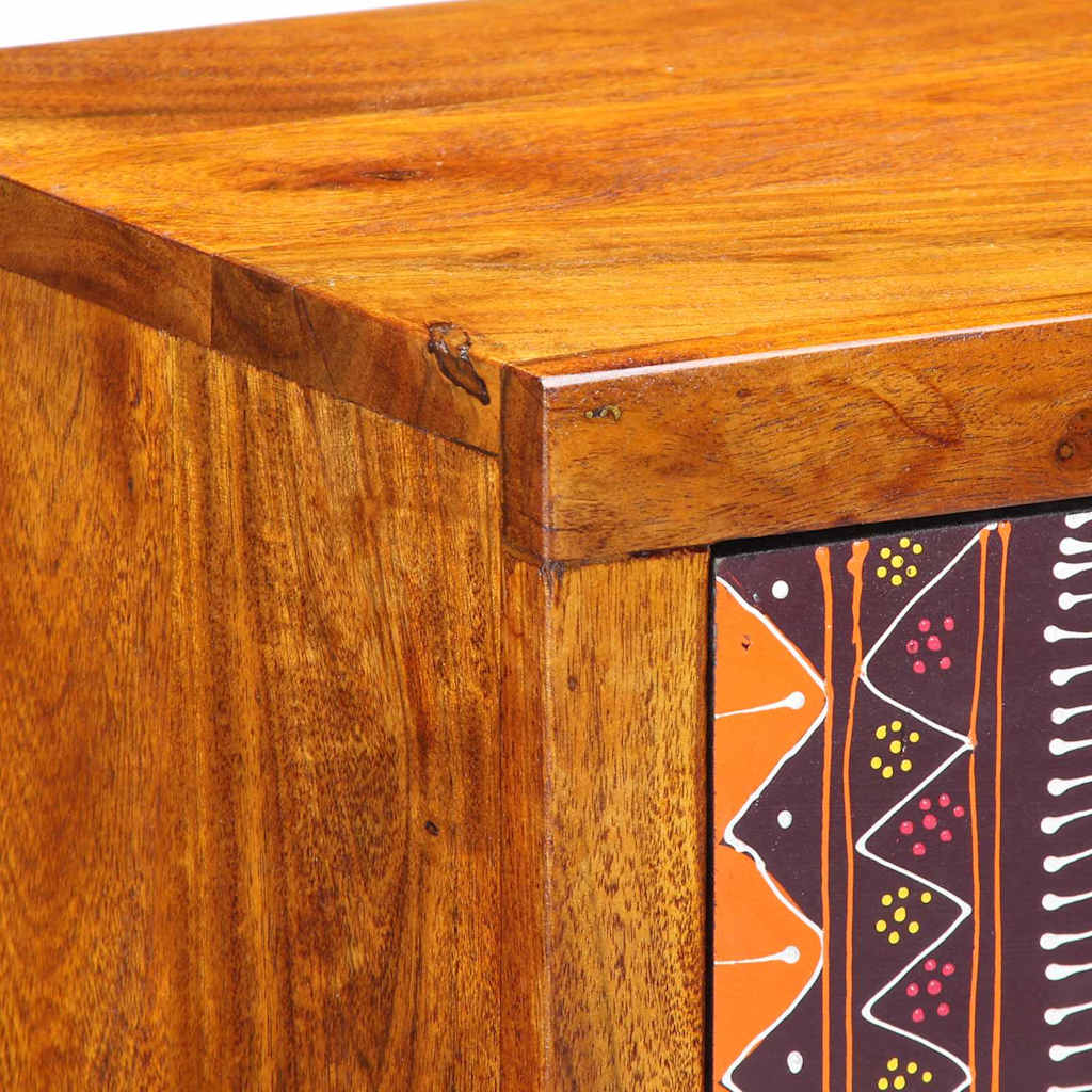 Armário de Cabeceira com gaveta 2 pcs Castanho 35 x 30 x 22 cm