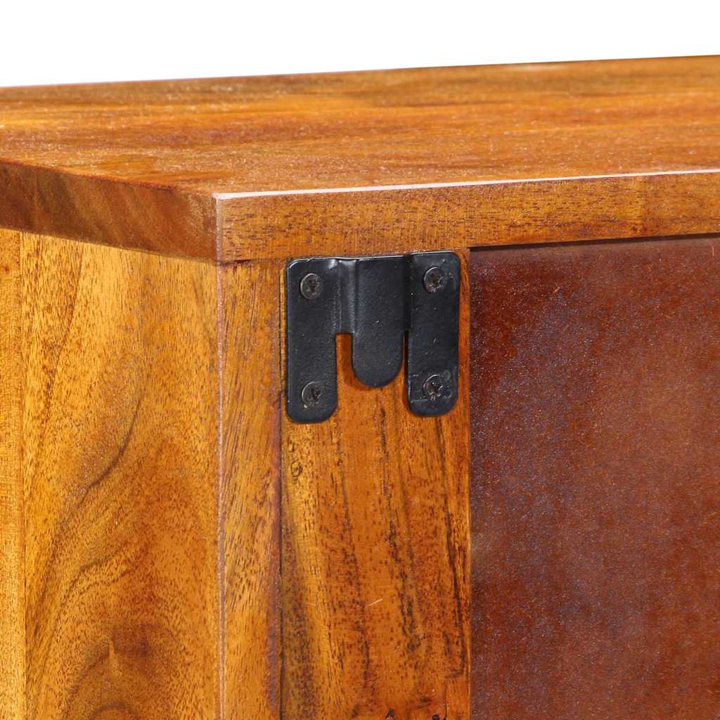 Armário de Cabeceira com gaveta 2 pcs Castanho 35 x 30 x 22 cm
