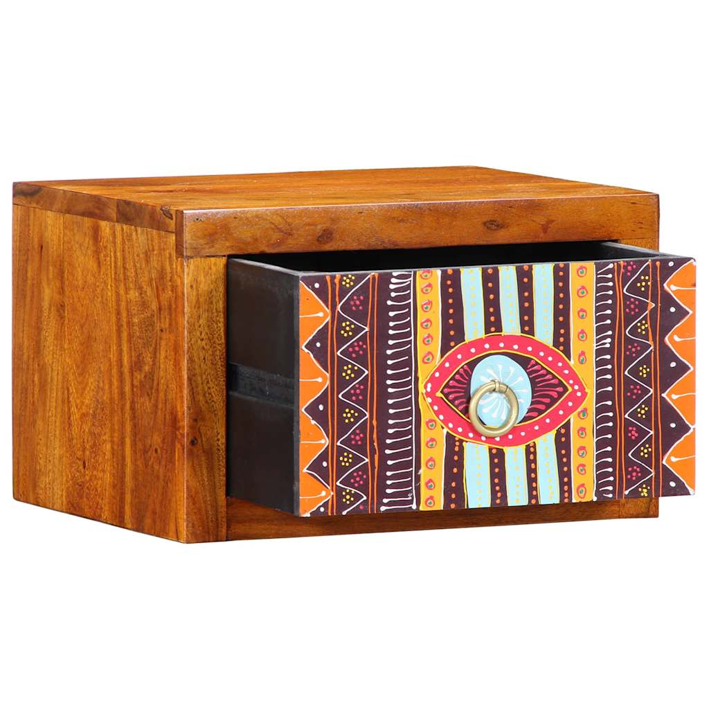 Armário de Cabeceira com gaveta 2 pcs Castanho 35 x 30 x 22 cm