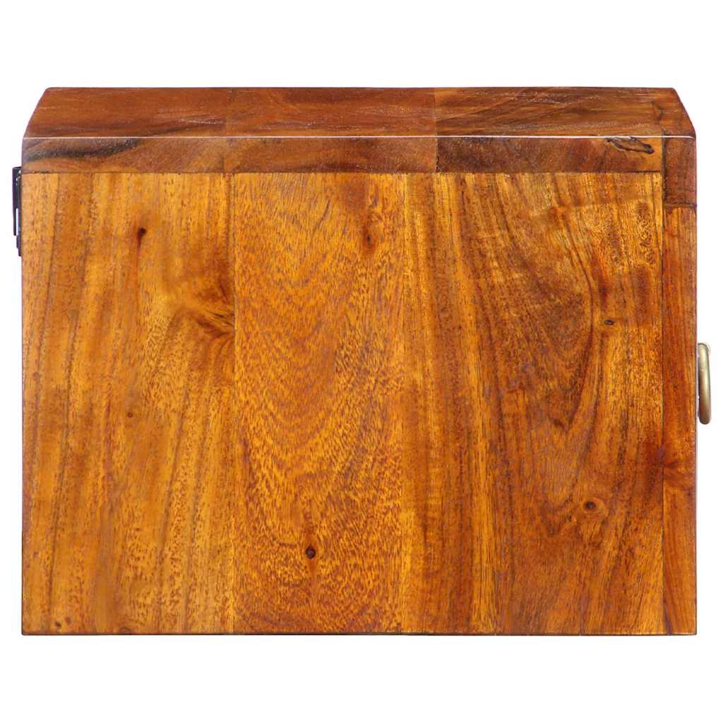 Armário de Cabeceira com gaveta 2 pcs Castanho 35 x 30 x 22 cm