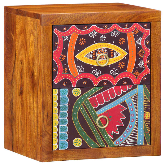 Armário de Cabeceira com gaveta Castanho 35 x 30 x 40 cm