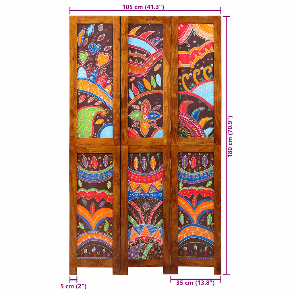 Divisor de Ambiente Castanho 105 x 180 cm