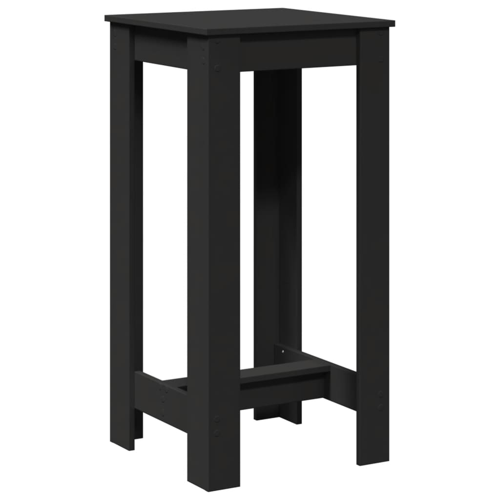 Mesa de bar 51x50x103,5 cm derivados de madeira preto