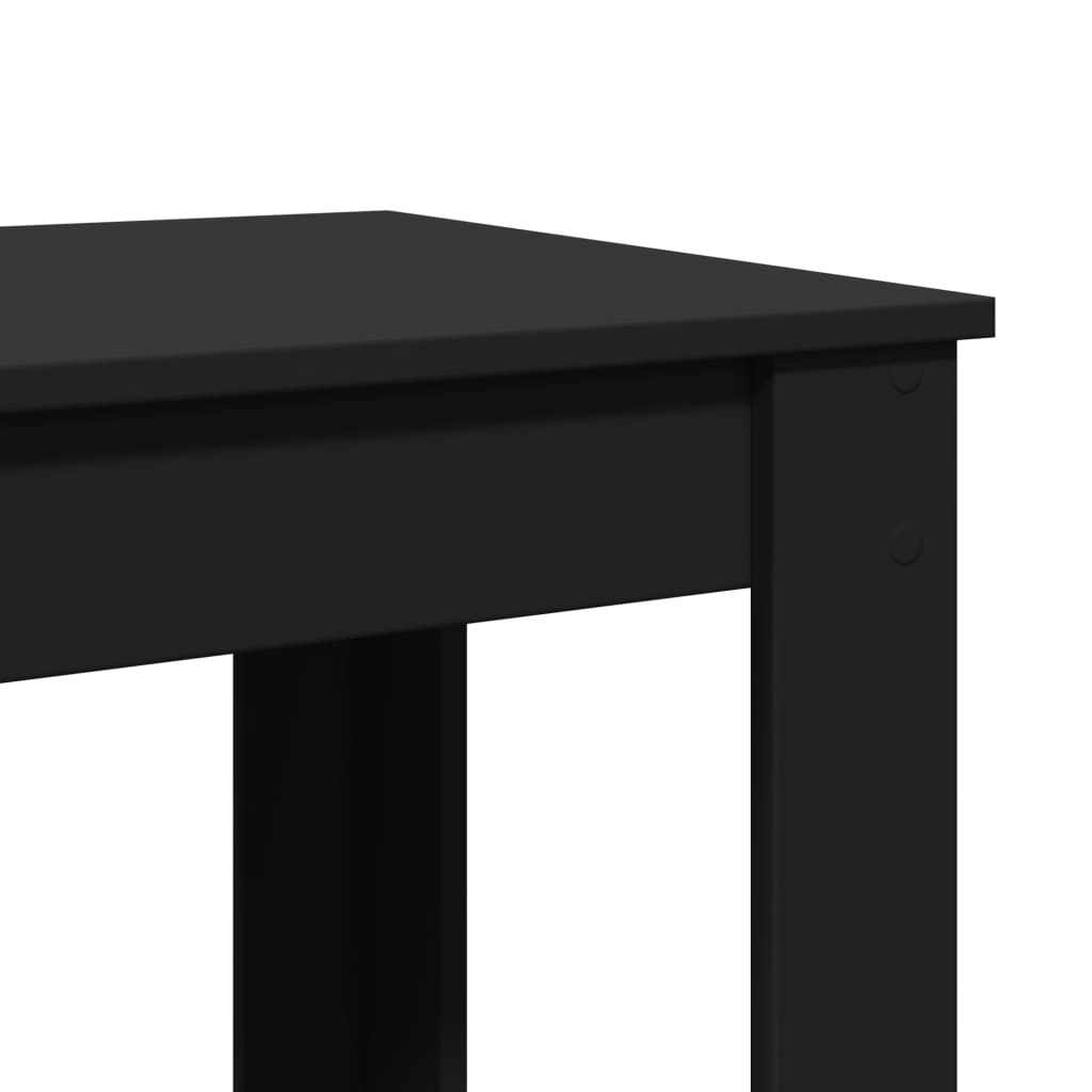 Mesa de bar 51x50x103,5 cm derivados de madeira preto
