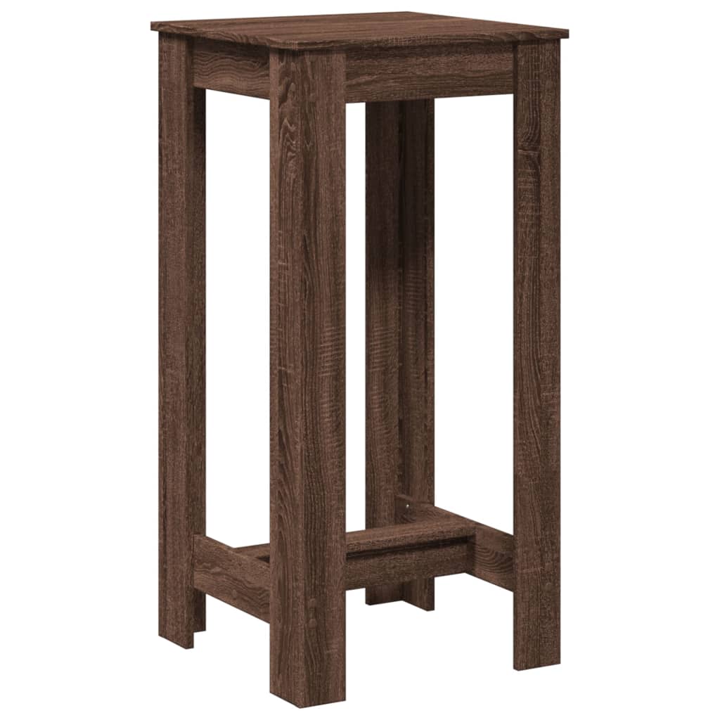 Mesa de bar 51x50x103,5 cm derivados madeira carvalho castanho