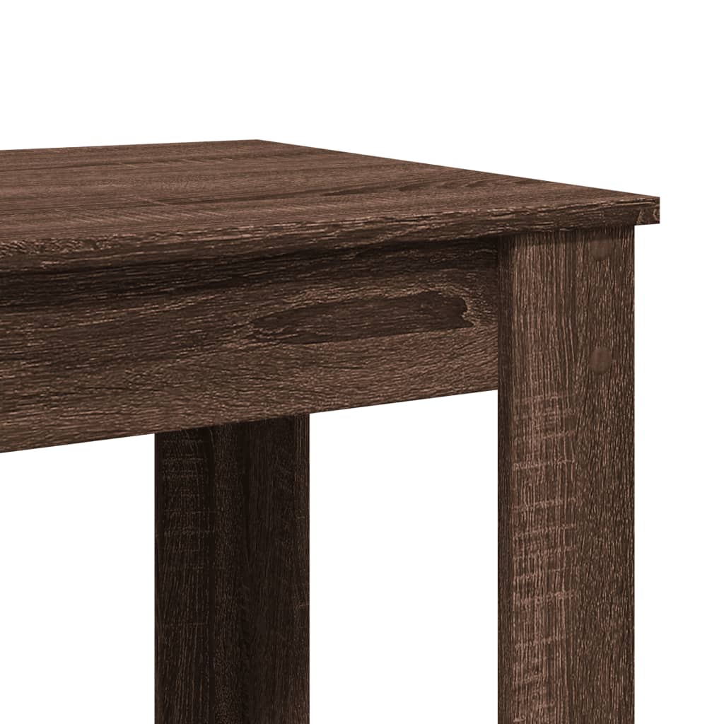 Mesa de bar 51x50x103,5 cm derivados madeira carvalho castanho