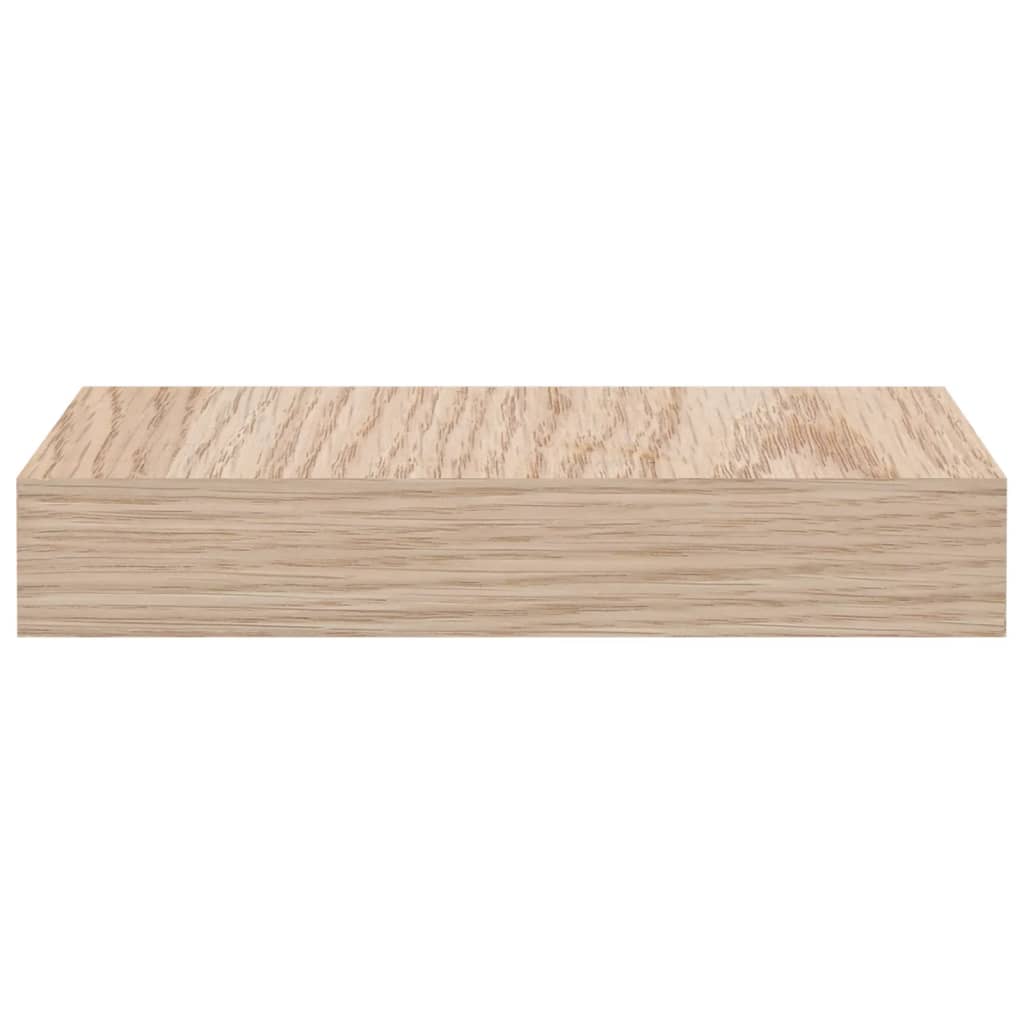 Prateleiras flutuantes 2 pcs 23x23,5x4 cm derivados de madeira