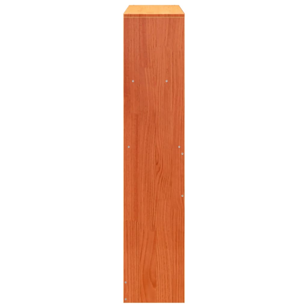 Cabeceira com arrumação 75 cm pinho maciço castanho-mel