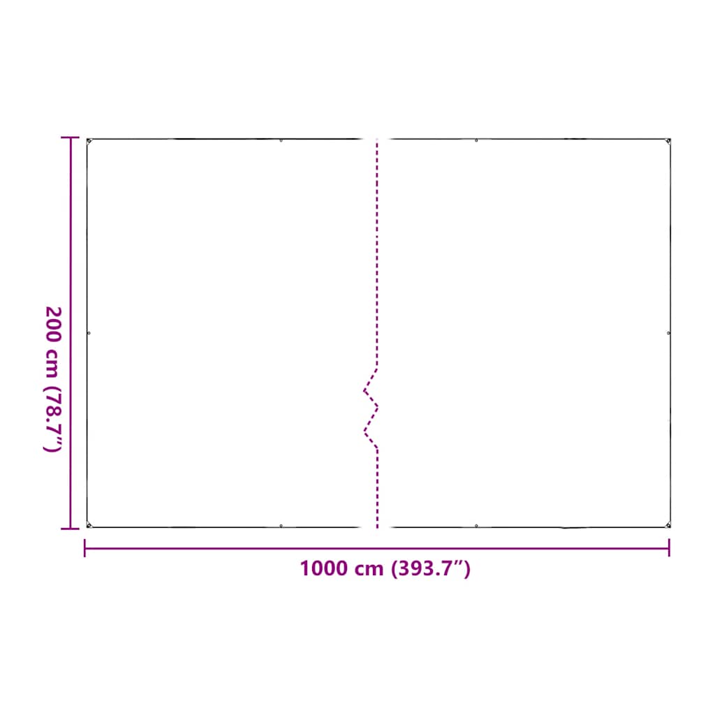 Cobertura Vegetal com Ilhós 2x10 m Polietileno