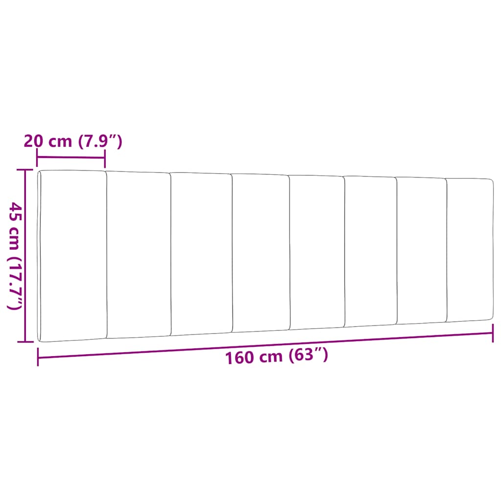 Almofadão de cabeceira Hanko 160 cm tecido preto