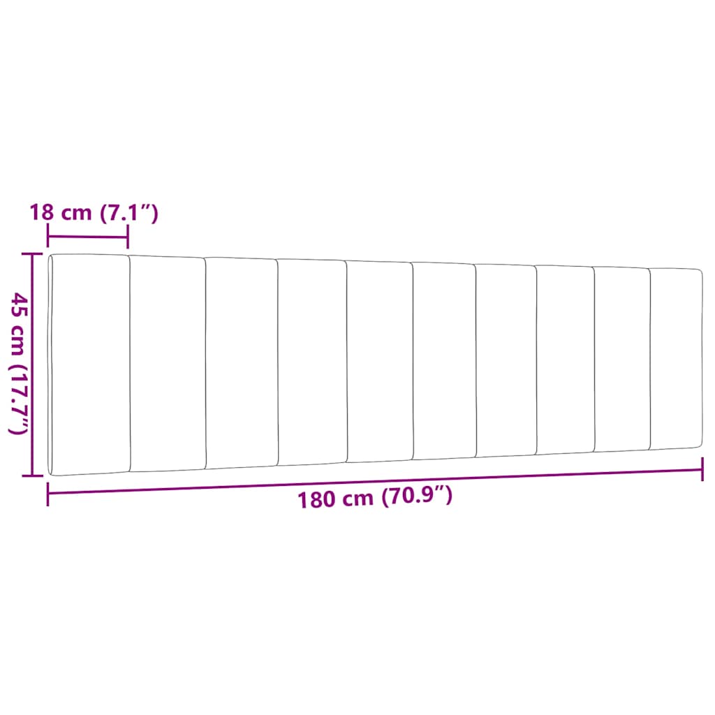 Almofadão de cabeceira Hanko 180 cm tecido preto