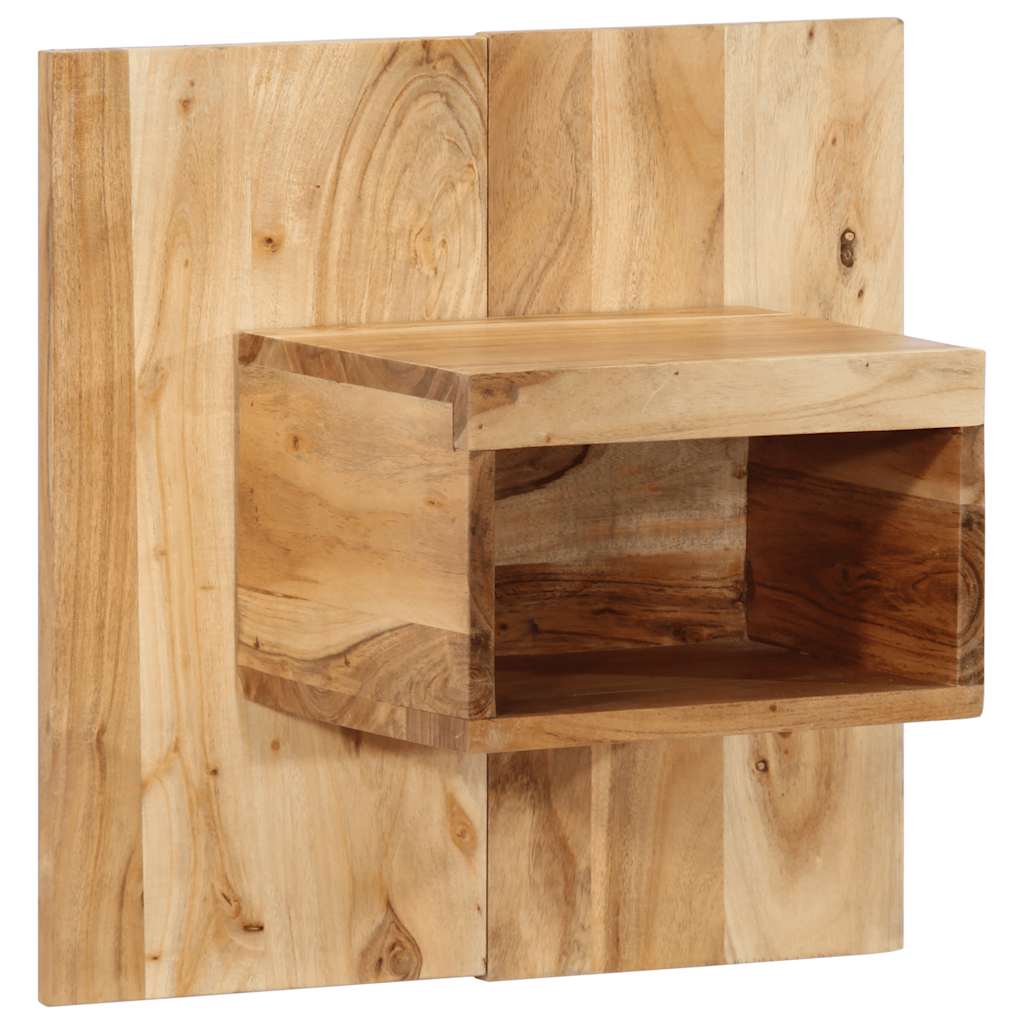 Mesa de cabeceira 50x27x50 cm madeira de acácia maciça