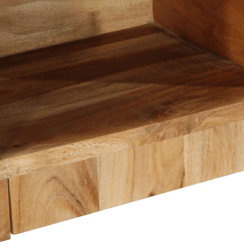 Mesa de cabeceira 50x27x50 cm madeira de acácia maciça