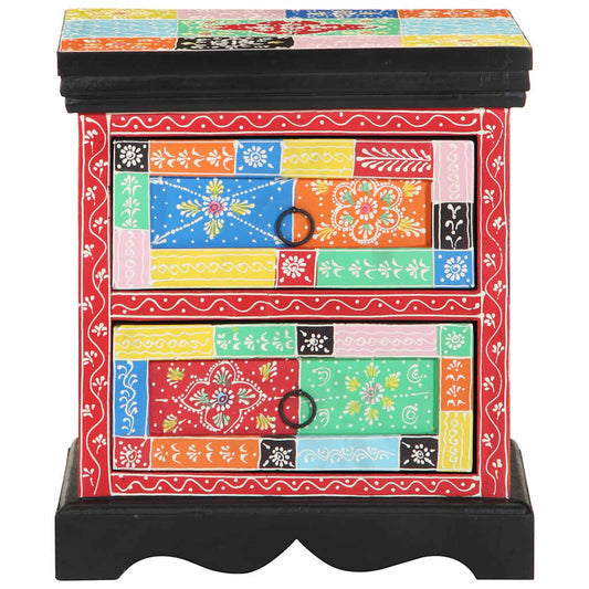Armário de Cabeceira com gaveta Multicolor 40 x 35 x 45 cm