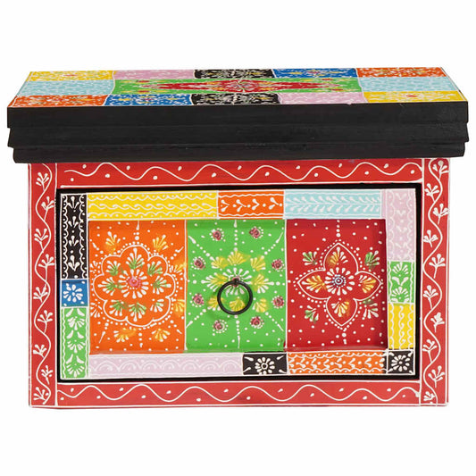 Armário de Cabeceira com gaveta Multicolor 40 x 30 x 28 cm