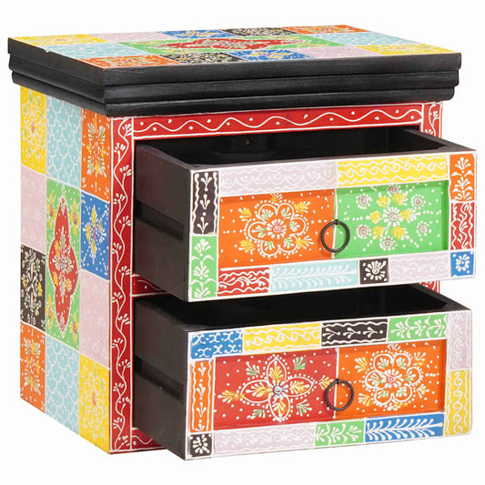 Armário de Cabeceira 2 pcs Multicolor 40 x 30 x 40 cm