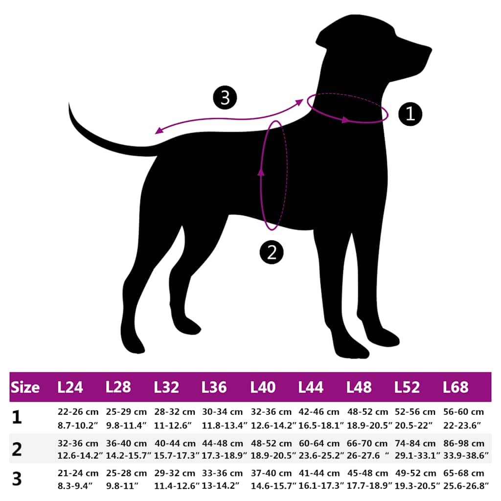 casaco para cães com arnês impermeável reflexivo roxo L28