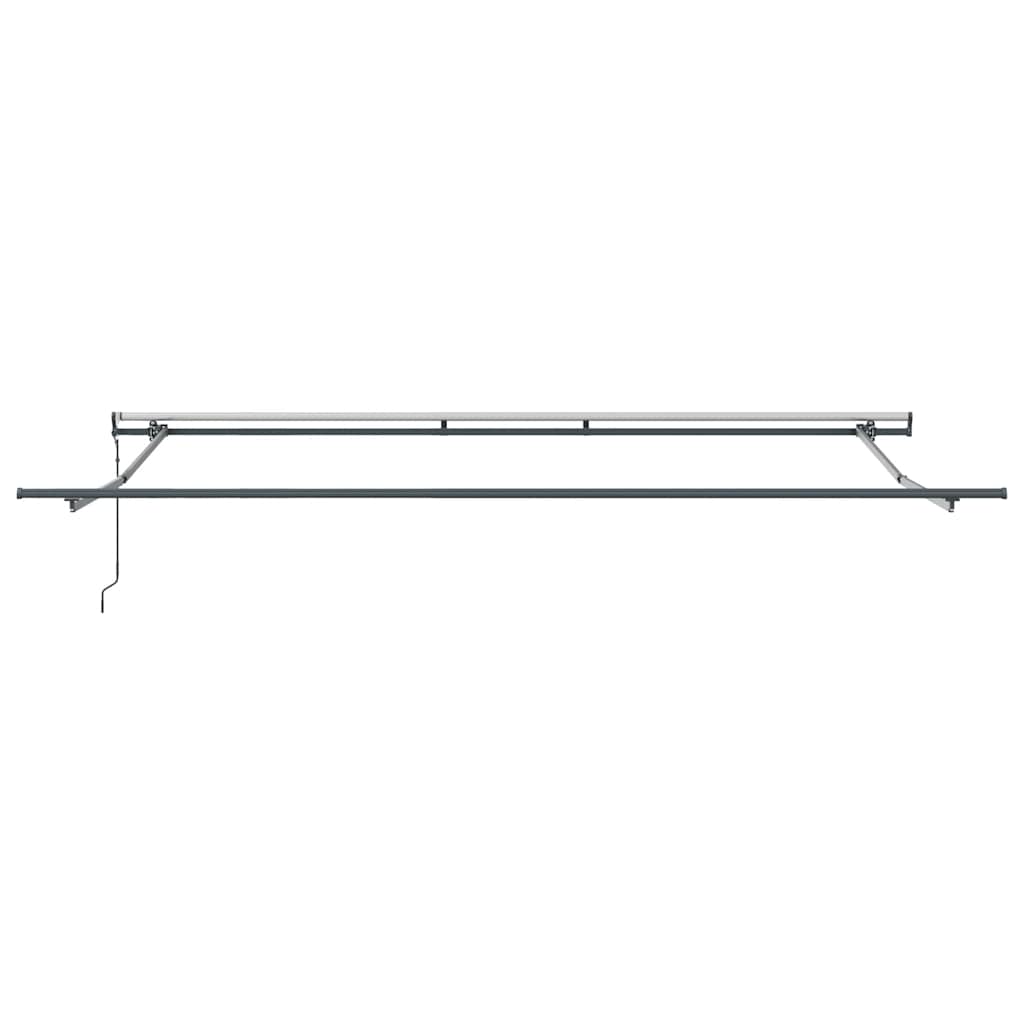 Toldo retrátil automático 400x300 cm antracite e branco