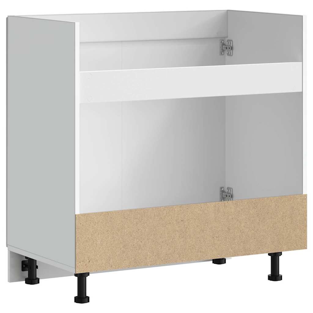 Armário baixo lavatório Kalmar branco alto brilho 80x46x81,5 cm