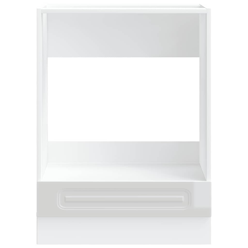 Armário forno Kalmar derivados de madeira branco brilhante