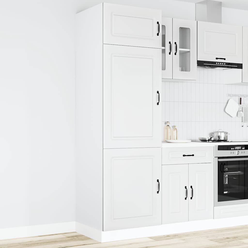 Armário de cozinha Kalmar derivados de madeira branco