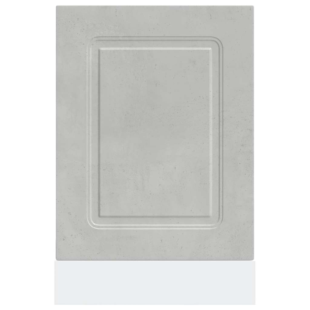 Painel máquina lavar louça Kalmar 45x1,5x67 cm cinza cimento
