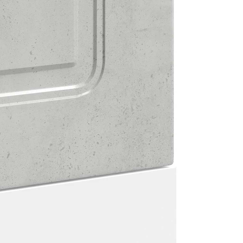 Painel máquina lavar louça Kalmar 45x1,5x67 cm cinza cimento