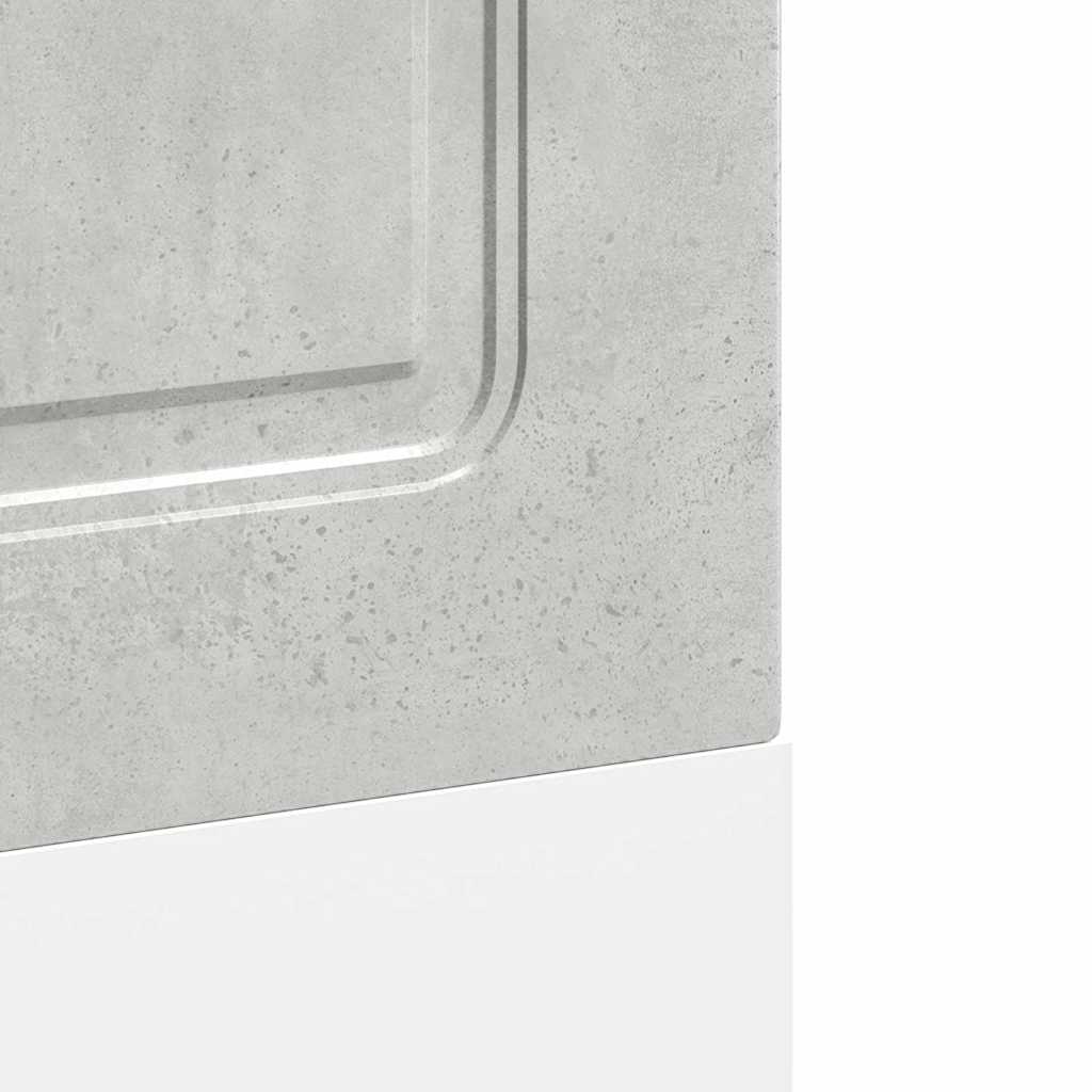 Painel máquina lavar louça Kalmar 60x1,5x67 cm cinza cimento