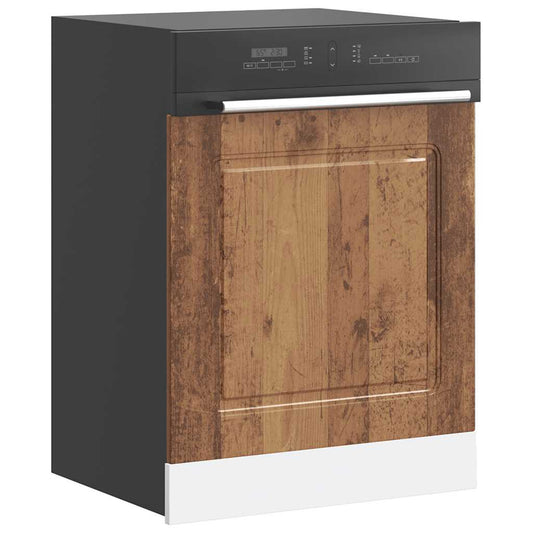 Painel máquina lavar louça Kalmar 60x1,5x67 cm madeira velha