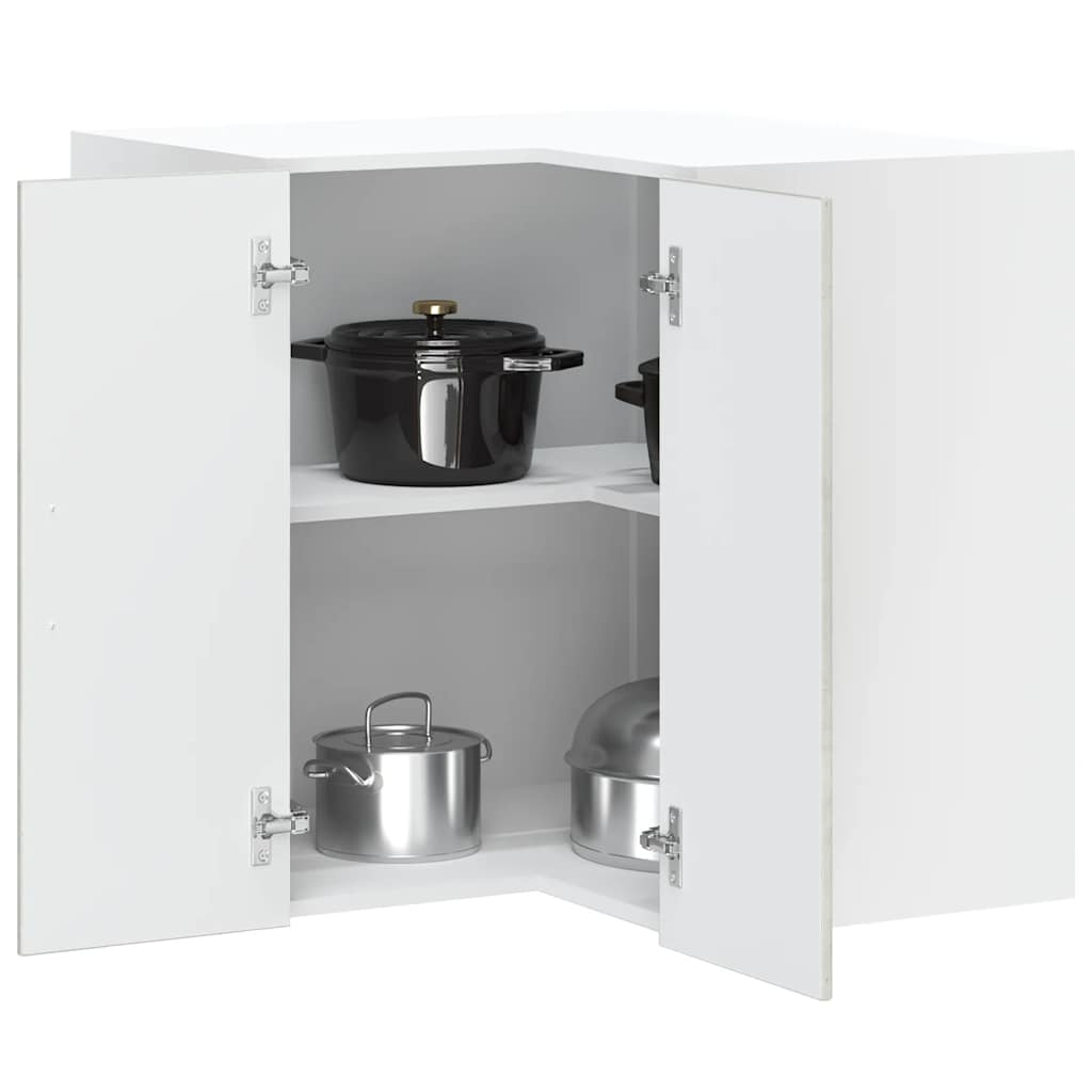 Armário canto parede cozinha Lucca madeira cinzento cimento