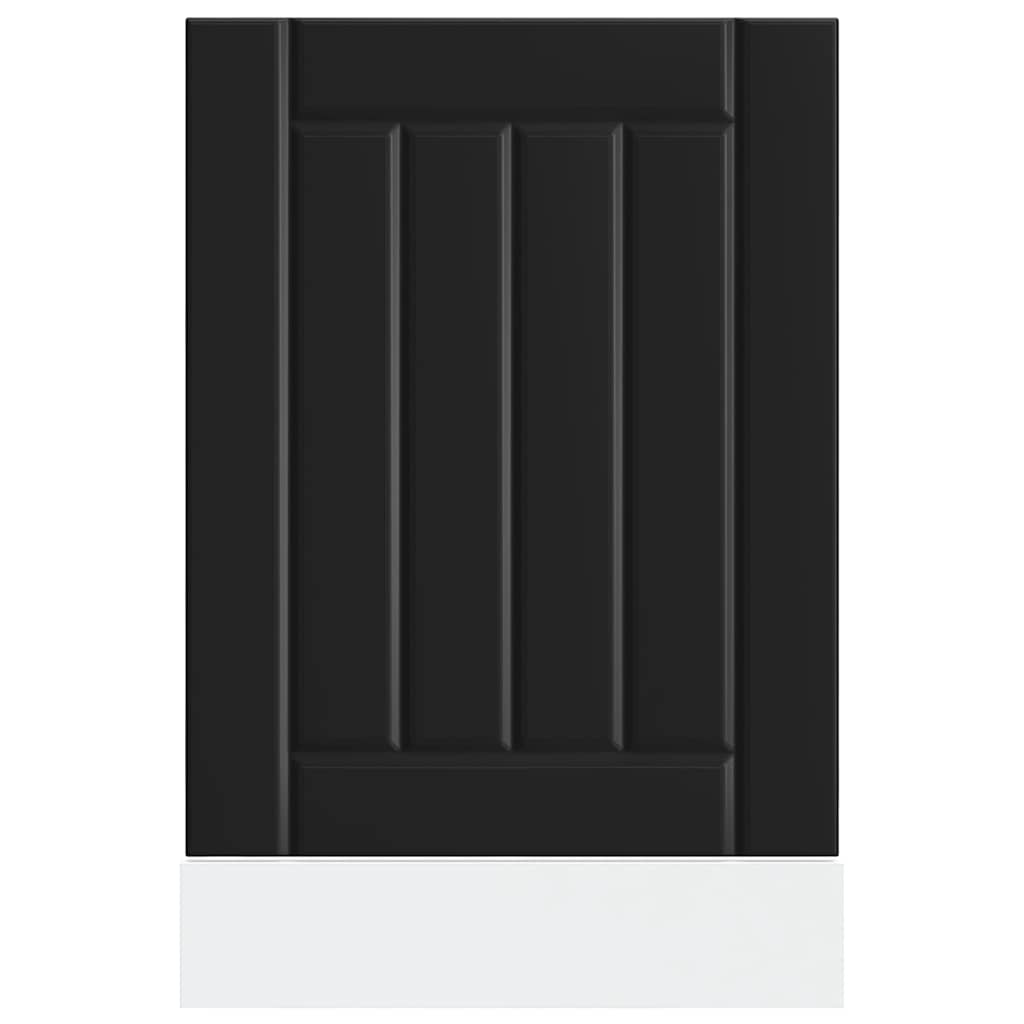 Painel máquina lavar louça Lucca preto derivados de madeira