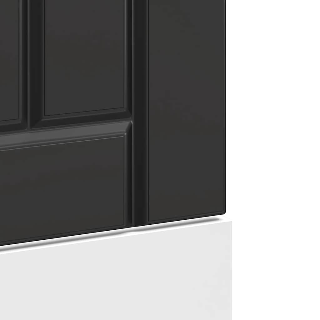 Painel máquina lavar louça Lucca preto derivados de madeira