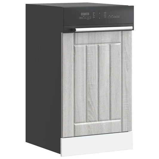 Painel máquina lavar louça Lucca deriv. madeira cinzento sonoma