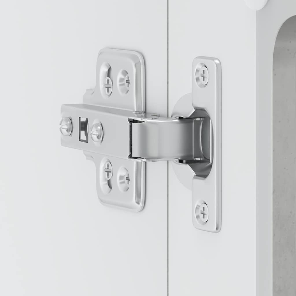 Armário de parede de cozinha porta vidro Lucca cinza cimento